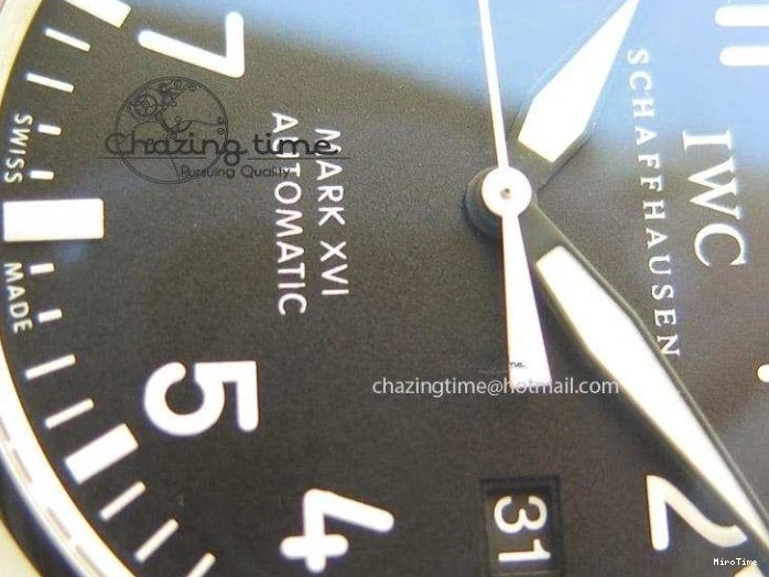 MIROTIME 1221 Mark XVI 1:1 Best Edition MK Maker SS Black Dial A2892 On Black Leather Strap Chic 7371